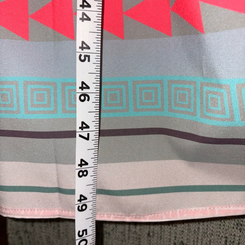 nwot Colorful Geometric Maxi Dress never worn women's XL very lightweight - Picture 9 of 11